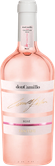 Eine elegante Flasche Roséwein aus der Pink Collection von donCamillo, die in sanften Rosatönen schimmert.