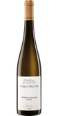 Die Flasche ist mit einer goldenen Kapsel verschlossen und trägt das Etikett 'Wehlener Sonnenuhr', ein Zeichen für edlen Wein.