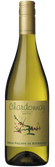 Der Chardonnay aus Pays d'Oc zeigt eine stilvolle Flasche mit einem goldenen Deckel und einem farbenfrohen Etikettendesign.
