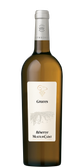 Die Flasche zeigt ein stilvolles Design mit einem goldenen Kapselverschluss und einem detaillierten Etikett über Weinreben.