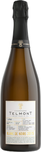 Die Flasche zeigt den Jahrgang 2015 und die Rebsorten, die für diesen exquisiten Champagner verwendet wurden, in einem eleganten Stil.