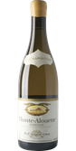 Die Flasche Chante-Alouette Hermitage präsentiert sich mit einem ansprechenden Etikett und einer goldenen Kapsel, die Qualität signalisiert.