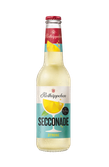 Eine Flasche Rotkäppchen Secconade in der Geschmacksrichtung Zitrone, beschlagen und erfrischend.