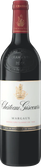 Eine elegante Flasche Château Giscours Margaux 2016 mit einem prächtigen Wappen und einer stilvollen Etikette.