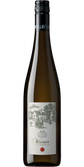 Die Flasche zeigt ein klassisches Etikett mit einer historischen Abbildung, die die Tradition des Weinbaus in Wien widerspiegelt.