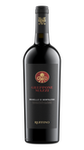 Die Flasche zeigt das Logo von Greppone Mazzi, umgeben von einem schlichten, aber stilvollen Design, das den Wein hervorhebt.
