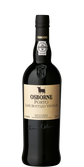 Eine elegante Flasche Osborne Porto Late Bottled Vintage mit einem goldenen Etikett und einem schwarzen Korken, ideal für besondere Anlässe.