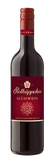 Eine Flasche Rotkäppchen Glühwein mit rotem Etikett und goldener Schrift, ideal für kalte Winterabende.