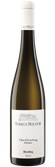 Ein hochwertiger Riesling aus der Mosel-Region, abgebildet in einer stilvollen, schlanken Flasche mit einem weißen Korken.