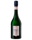 Eine Flasche Geldermann Grand Rosé, die mit einem feinen Korken verschlossen ist, strahlt Eleganz und Raffinesse aus.