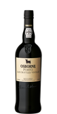 Eine elegante Flasche Osborne Porto Late Bottled Vintage mit einem goldenen Etikett und einem schwarzen Korken, ideal für besondere Anlässe.