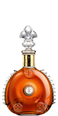 Ein kunstvoll gestalteter Cognacbehälter, der mit feinen Details verziert ist und die reichhaltige, goldene Farbe des Inhalts zur Geltung bringt.