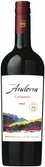 Die Flasche zeigt den Namen 'Anderra' und die Rebsorte 'Carmenere', umgeben von einem farbenfrohen, künstlerischen Design.