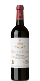 Ein hochwertiger Bordeauxwein, Mouton Cadet, in einer eleganten Flasche, die für besondere Anlässe geeignet ist.