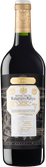 Eine elegante Flasche Gran Reserva Wein mit einem goldenen Etikett und kunstvollen Details, die Tradition und Qualität ausstrahlen.