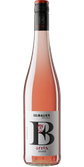Eine Flasche Roséwein mit einem eleganten Etikett, das den Namen 'Greta' und den Hersteller 'Emil Bauer' zeigt.
