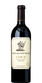 Ein stilvolles Weinflasche-Design, das die Tradition und Exzellenz von Stag's Leap Wine Cellars verkörpert, mit einem prächtigen Hirsch.