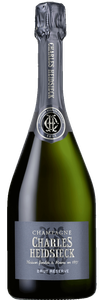Die Flasche Brut Réserve von Charles Heidsieck strahlt Luxus aus, perfekt für Feiern und festliche Anlässe.