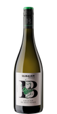 Die Flasche zeigt das markante Logo von Emil Bauer, umgeben von einem schlichten, aber ansprechenden Design für Grauen Burgunder.