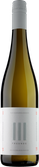 Eine elegante Flasche Weißburgunder mit einem minimalistischen Etikett, das den Namen 'Freunde' in klaren Buchstaben zeigt.