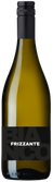 Die Flasche zeigt einen frischen, sprudelnden Weißwein mit dem Schriftzug 'Bianco Frizzante' auf dem Etikett.