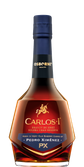 Ein hochwertiger Brandy in einer stilvollen Flasche, die mit einem goldenen Pferde-Logo und dem Schriftzug 'Osborne' verziert ist.