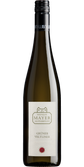 Die Flasche zeigt ein schlichtes, aber stilvolles Design mit dem Namen 'Grüner Veltliner' und einem roten Siegel.