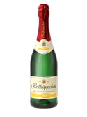Eine Flasche Rotkäppchen Sekt mit rotem Korken und goldener Etikettierung, die frisch und sprudelnd aussieht.