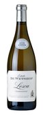 Die Flasche De Wetshof Lesca Chardonnay strahlt Eleganz aus, mit einem klaren, minimalistischen Etikett und einem glänzenden Verschluss.
