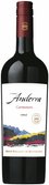 Die Flasche zeigt den Namen 'Anderra' und die Rebsorte 'Carmenere', umgeben von einem farbenfrohen, künstlerischen Design.
