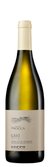 Eine elegante Flasche Gavi DOCG Wein mit einem hellen, glänzenden Etikett und einem kunstvollen Logo auf der Vorderseite.