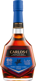 Ein hochwertiger Brandy in einer stilvollen Flasche, die mit einem goldenen Pferde-Logo und dem Schriftzug 'Osborne' verziert ist.