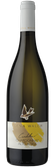 Eine elegante Flasche Chardonnay aus Alto Adige mit einem kunstvollen Etikett und einem stilisierten Vogelmotiv.