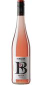 Eine Flasche Roséwein mit einem eleganten Etikett, das den Namen 'Greta' und den Hersteller 'Emil Bauer' zeigt.