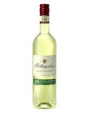 Der Müller-Thurgau halbtrocken von Rotkäppchen in einer klaren Flasche, die den frischen, hellen Wein zeigt, ideal für gesellige Anlässe.