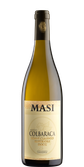 Die Flasche Masi Colbaraca präsentiert sich mit einem ansprechenden goldenen Etikett und einem charakteristischen Engel-Emblem.