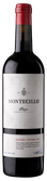 Eine elegante Flasche Rotwein mit einem roten Kapselverschluss und einem kunstvoll gestalteten Etikett, das die Herkunft betont.