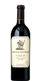 Ein stilvolles Weinflasche-Design, das die Tradition und Exzellenz von Stag's Leap Wine Cellars verkörpert, mit einem prächtigen Hirsch.