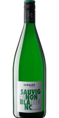 Die Flasche zeigt ein modernes Design mit einem klaren, grünen Glas und einem Etikett, das 'Sauvignon Blanc' anzeigt.