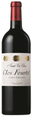 Ein hochwertiger Rotwein aus Saint-Émilion, verpackt in einer stilvollen Flasche mit einem markanten roten Verschluss.