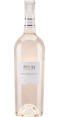 Eine elegante Flasche Roséwein mit einem klaren, zarten Farbton und einem stilvollen Etikett, das den Namen Piroli trägt.